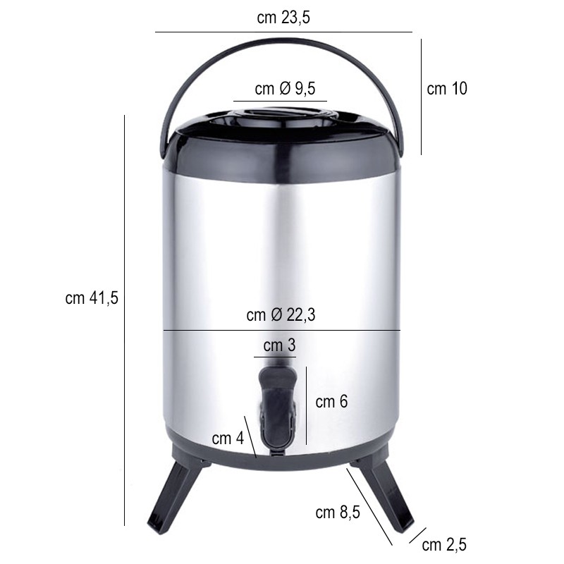 Contenitore termico con rubinetto Kaufgut  in Buffet