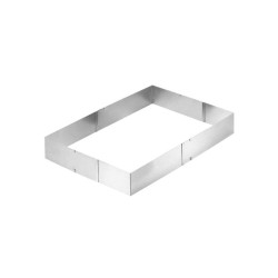 Cornice regolabile per torte in acciaio inox | Tortiere | Rausa srl