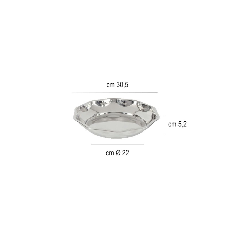 Vassoio frutti di mare Ilsa  in Porcellane