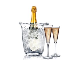 Secchiello porta bottiglie trasparente | Secchielli ghiaccio | Rausa