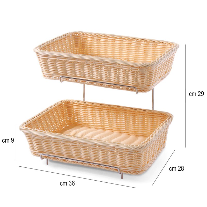 Alzata buffet con cestini   in Espositori