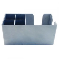 Porta tovaglioli e cannucce argento | Accessori bar | Rausa srl