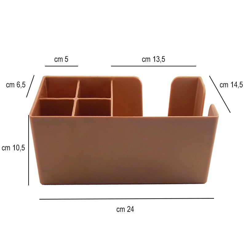 Porta tovaglioli e cannucce rame The bars  in Bar organizer