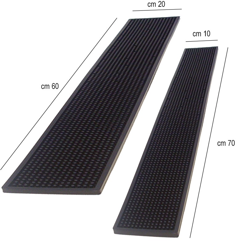 Tappetino bar mat nero The bars  in Bar