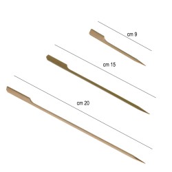 Spiedini spade in bamboo Leone decorazioni  in Monouso