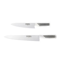 Coltello cuoco global in acciaio cromova | Coltelli global | Rausa srl