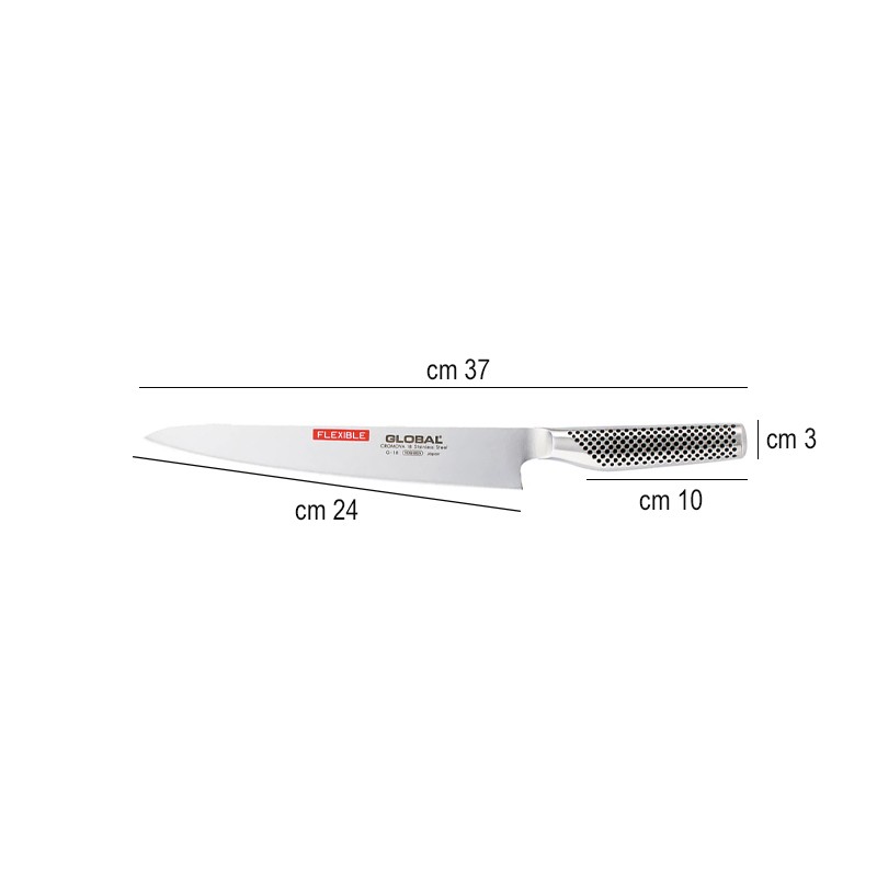 Coltello filettare flessibile global Coltelli Global  in Coltelli giapponesi