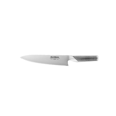 Coltello pane global 20 cm acciaio Cromova | Coltelli Global | rausa