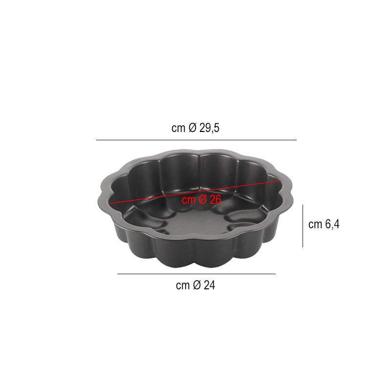 Tortiera stampo forma fiore Vespa dolci forme  in Tortiere