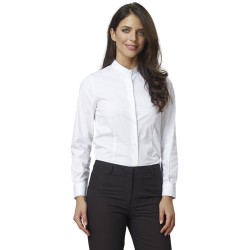 Camicia coreana donna bianca | Abbigliamento camicia | Rausa srl