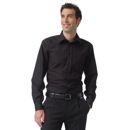 Camicia uomo nera | Abbigliamento camicie | Rausa srl