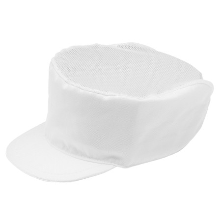 Berretto cucina bianco con rete | Abbigliamento accessori | Rausa