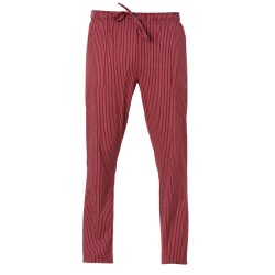 Pantalone cuoco rigato blu | Abbigliamento | Rausa