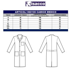 Camice uomo bianco Isacco  in Camici lavoro