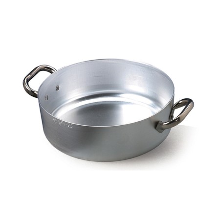 Casseruola in alluminio bassa con 2 maniglie | Pentole Agnelli