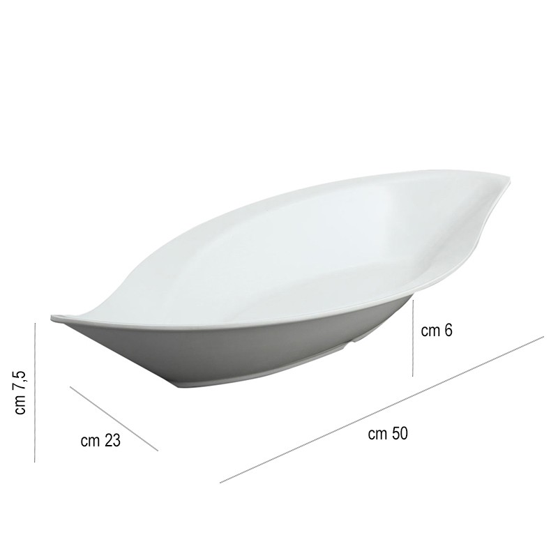 Ciotola foglia melamina Ilsa  in Porcellane