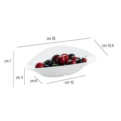 Ciotola ovale melamina Ilsa  in Porcellane