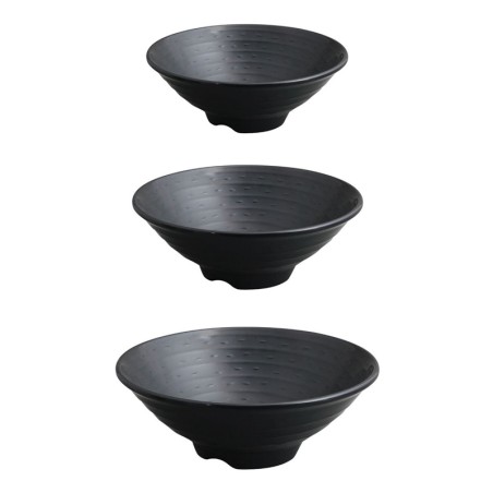 Ciotola tonda nera zen melamina | Ciotole e ciotoline finger food