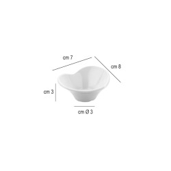 Ciotolina foglia melamina Ilsa  in Porcellane