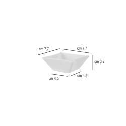 Ciotolina quadra galaxy melamina Ilsa  in Porcellane