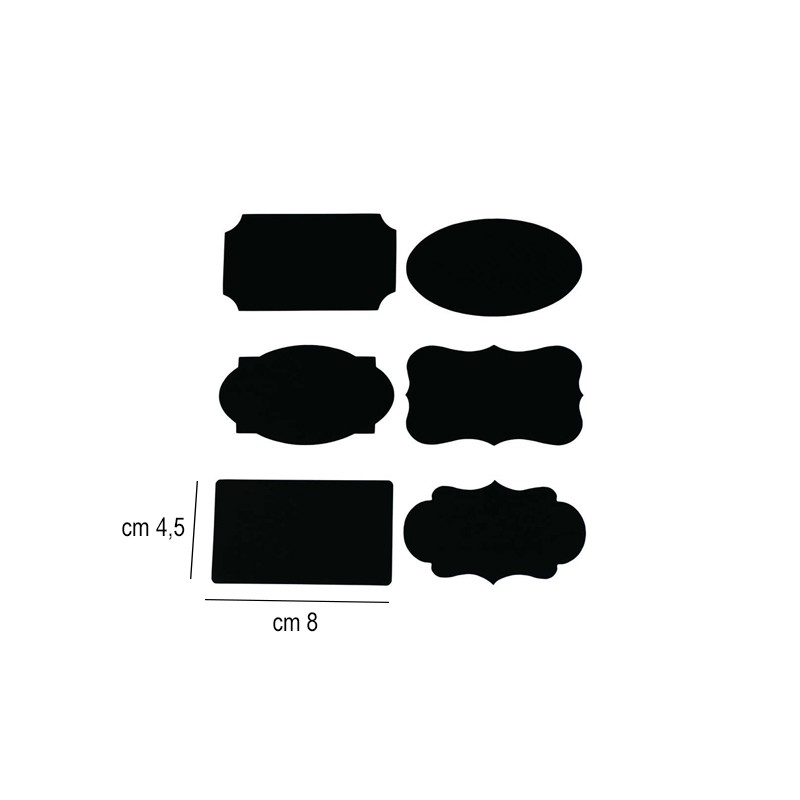 Targhette lavagnette adesive Ilsa  in Tavola