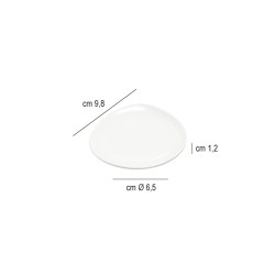 Piattino basso melamina Ilsa  in Porcellane