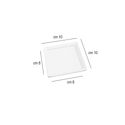 Piattino quadro melamina Ilsa  in Porcellane