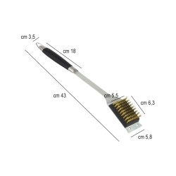 Spazzola barbecue acciaio Ilsa  in Accessori per cucina