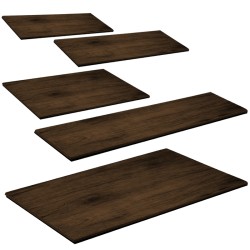 Vassoio melamina effetto legno GN | Vassoi per buffet | Rausa srl