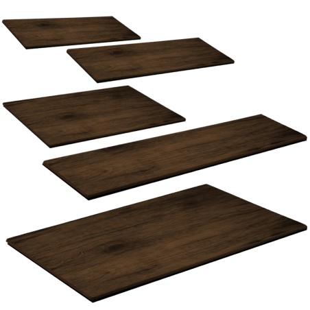 Vassoio melamina effetto legno GN | Vassoi per buffet | Rausa srl