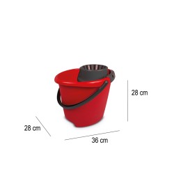 Secchio pavimenti con strizzatore   in Attrezzature per pulizie