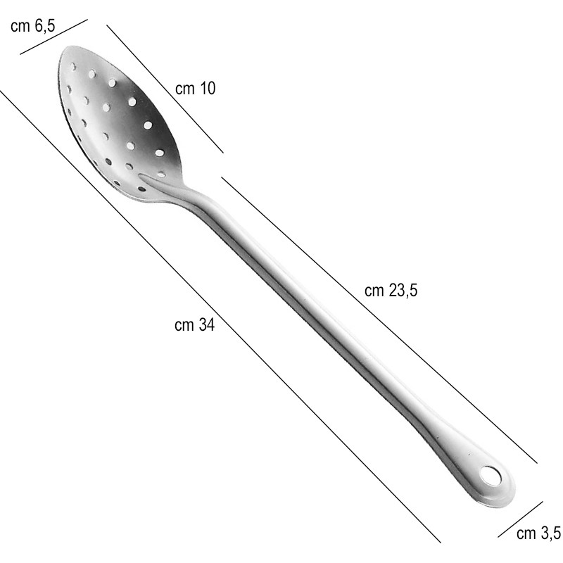 Cucchiaione buffet forato Piazza Effepi  in Posate