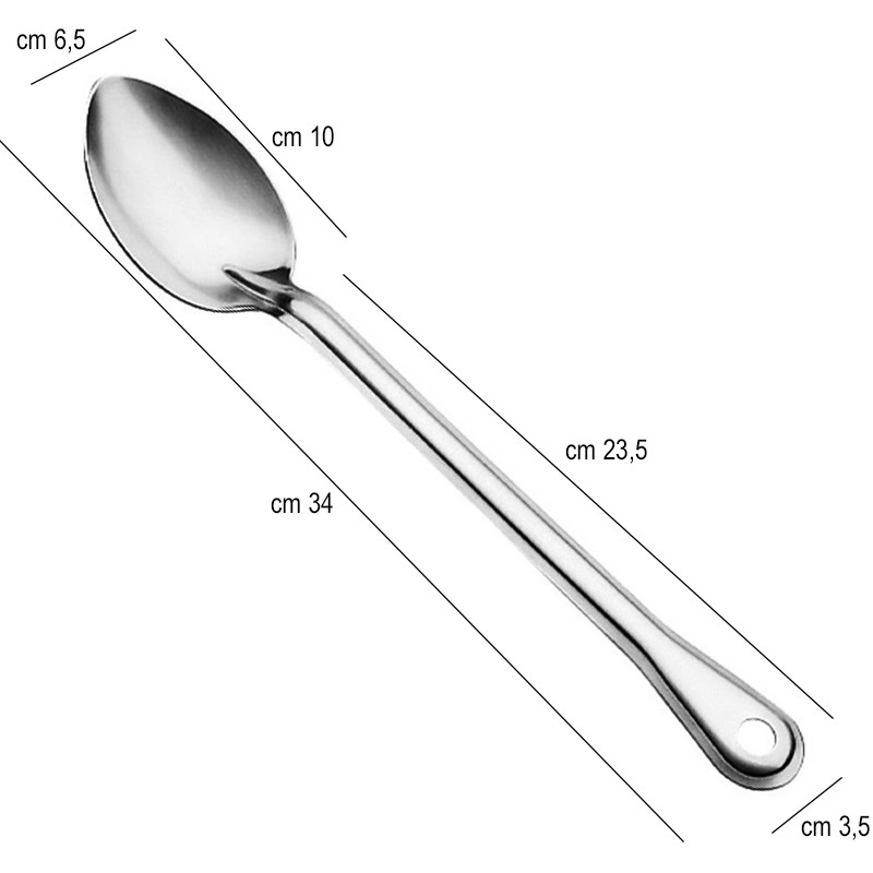 Cucchiaione buffet acciaio Piazza Effepi  in Posate