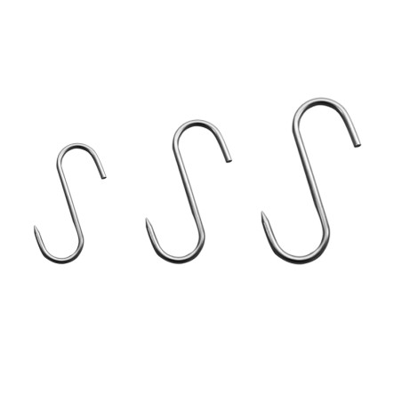Gancio acciaio ad S macelleria | Accessori per cucina | Rausa srl