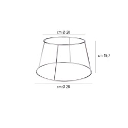 Supporto alzata Acciaio in filo Pentole Agnelli  in Buffet