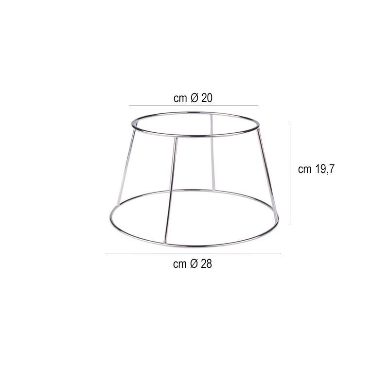 Supporto alzata Acciaio in filo Pentole Agnelli  in Buffet