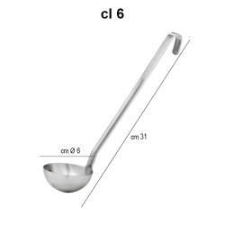 Mestolo acciaio unipezzo Piazza Effepi  in Mestoli da cucina