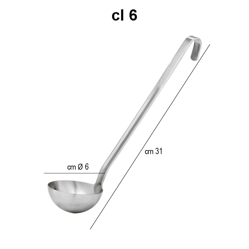 Mestolo acciaio unipezzo Piazza Effepi  in Mestoli da cucina