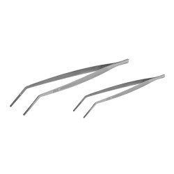 Pinza cucina di precisione punta curva inox 18/10 | Pinza cucina