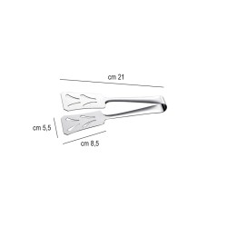 Pinza acciaio per toast e dolci Piazza Effepi  in Pinze cucina