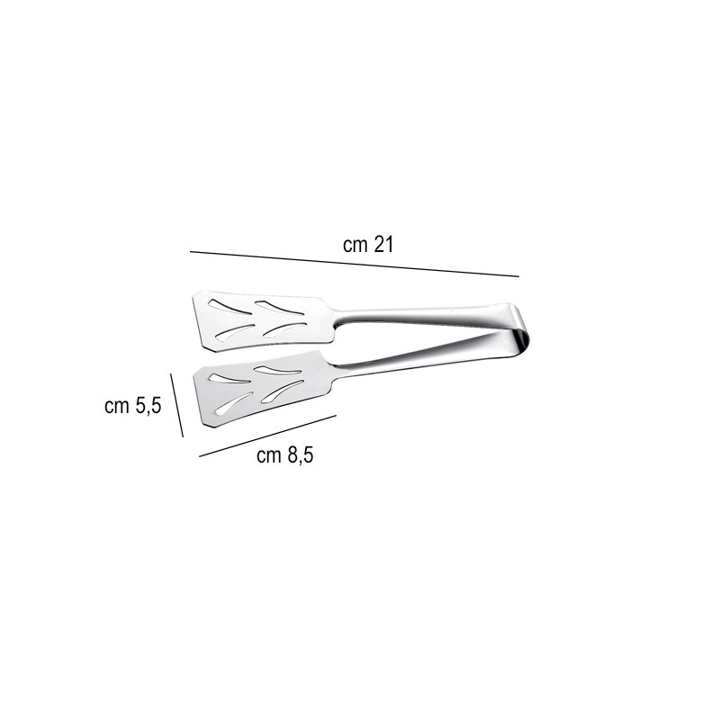 Pinza acciaio per toast e dolci Piazza Effepi  in Pinze cucina