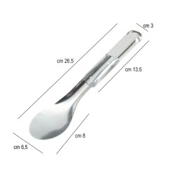 Spatola gelato trasparente Piazza Effepi  in Spatole da cucina