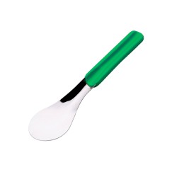 Spatola gelato manico verde in acciaio inox | Spatole | Rausa srl
