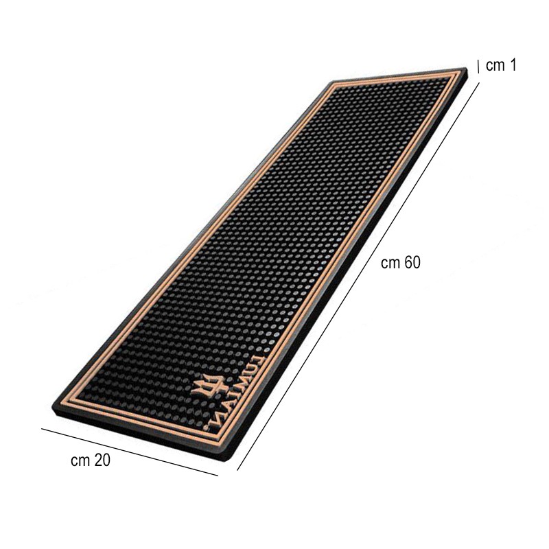 Tappetino bar mat nero rame Lumian  in Bar