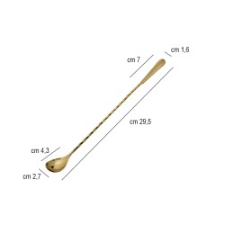 Miscelatore bar spoon bronzo Lumian  in Bar spoon