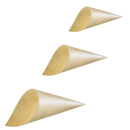 Coni di legno per finger food e stuzzichini | Rausa Srl