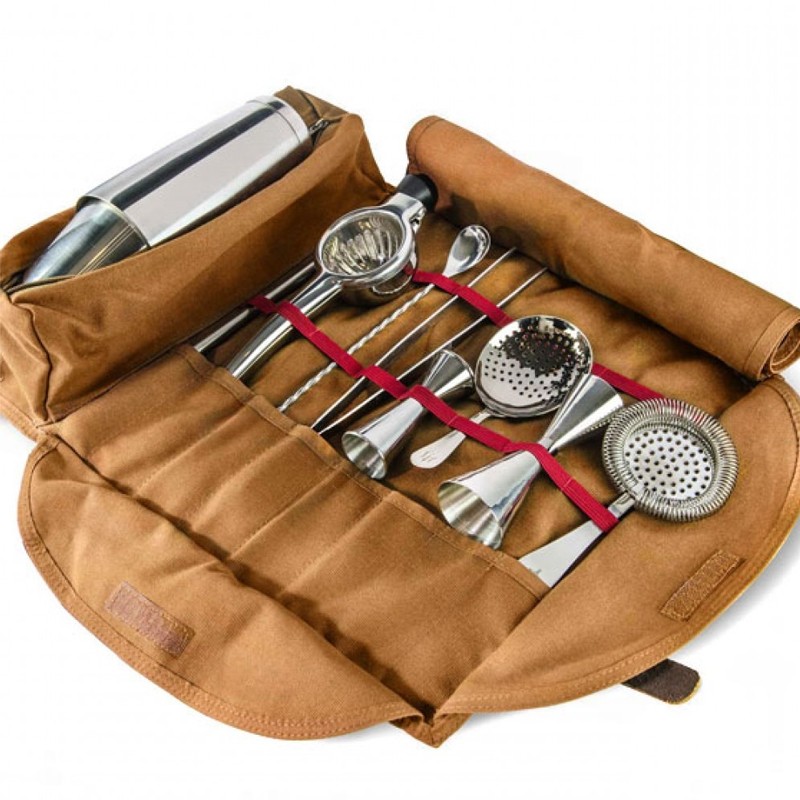 Borsa barman pelle vintage Lumian  in Bar