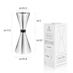 Jigger misurino acciaio slim Lumian  in Jiggers
