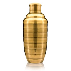 Shaker acciaio bombato bronzo Lumian | shaker cocktail | Rausa