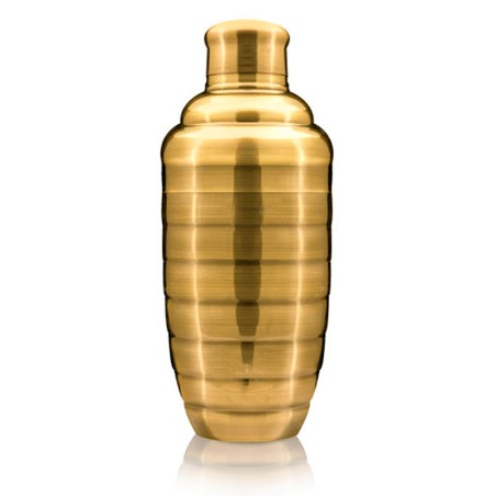 Shaker acciaio bombato bronzo Lumian | shaker cocktail | Rausa
